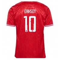 Camiseta Dinamarca Christian Eriksen #10 Primera Equipación Replica Eurocopa 2024 mangas cortas